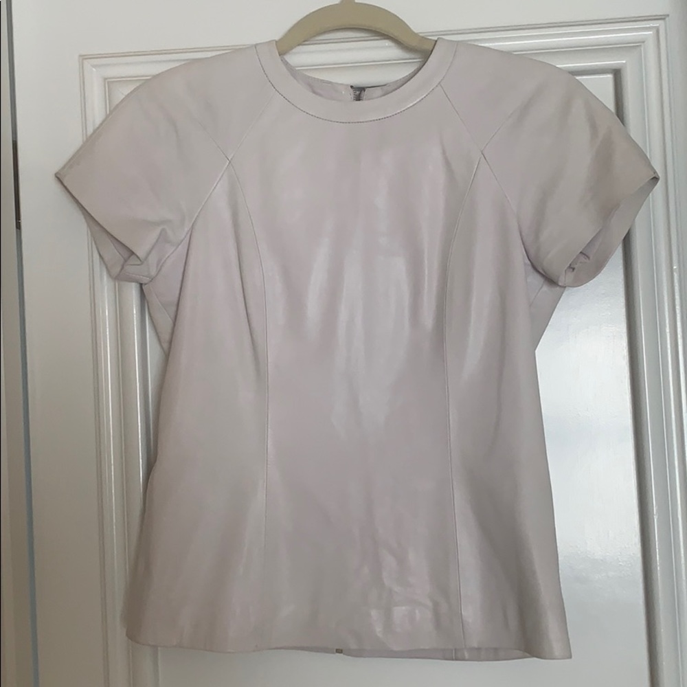 T by Alexander Wang leather top size small